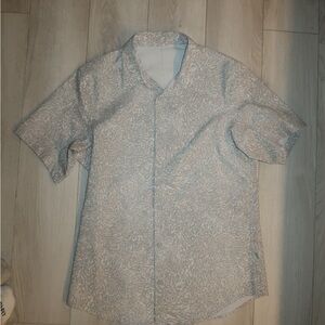 Men's Patterned Short Sleeve Lululemon button down